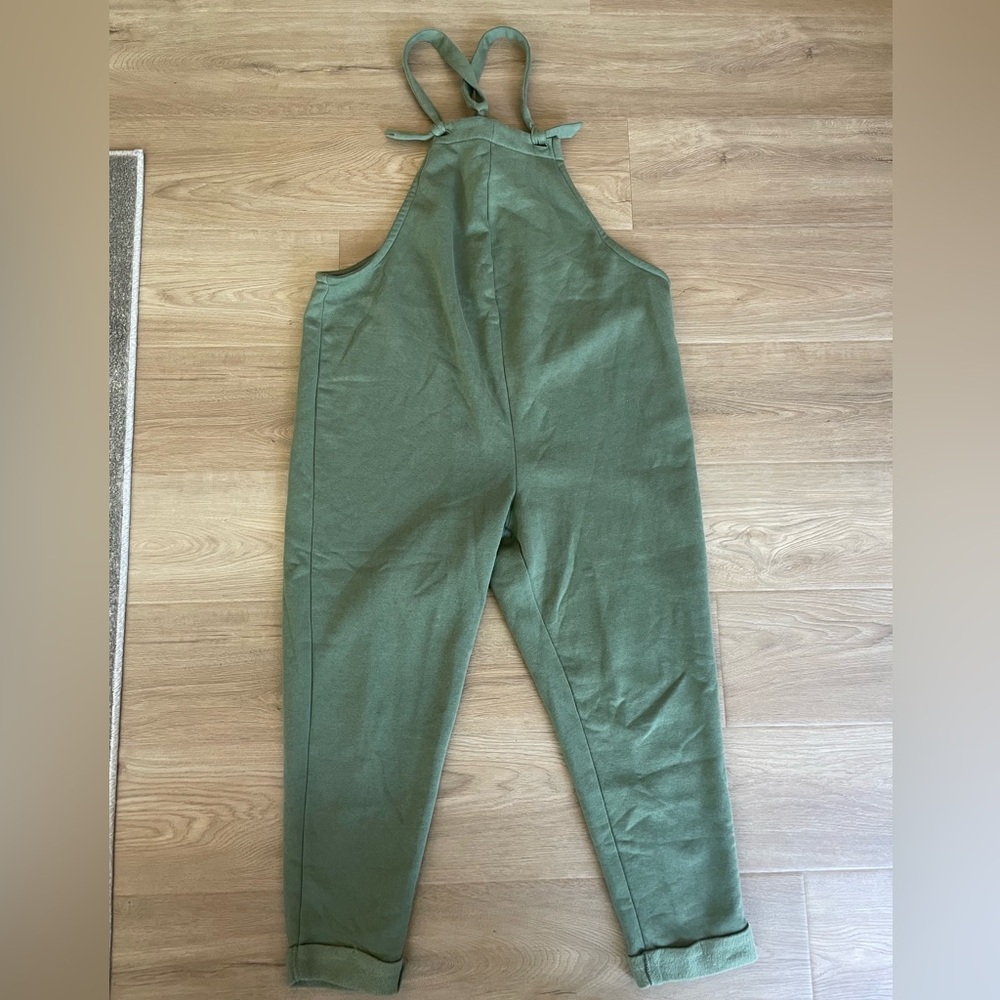 Old Navy Olive Green Maternity Overalls, Medium (M)